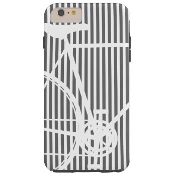 Black And White Abstract Bicycle Iphone 6 Case by dawnfx at Zazzle