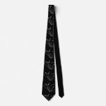 Black And White Abstract Birds Neck Tie at Zazzle