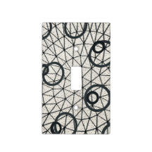 Black and White Abstract Circles