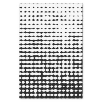 Black And White Abstract Dots Tissue Paper by StyledbySeb at Zazzle