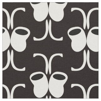 Black and White Abstract Fabric