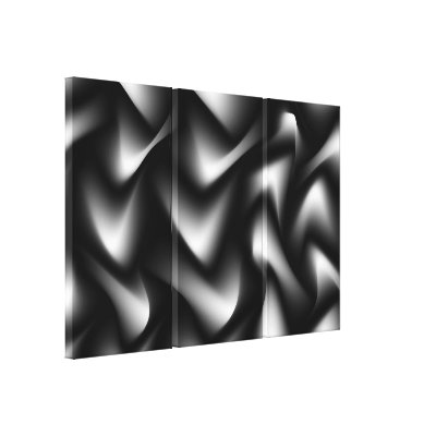 Black and White Abstract Gallery Print Gallery Wrapped Canvas