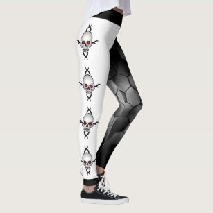 Honeycomb shop skull leggings