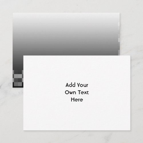 Black and White Abstract Modern Design. Custom Invites