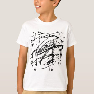 Black and white abstract T-Shirt
