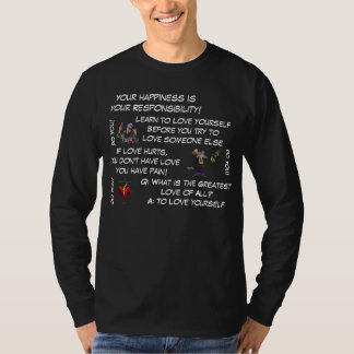 Black and White Advice T-Shirt