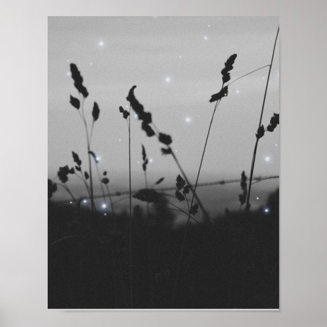 Black and White Aesthetic Poster (Front)