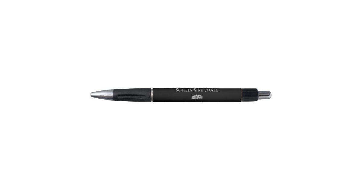 Black and White AffairWedding Pen Zazzle