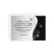 Black And White After Funeral Thank You Cards