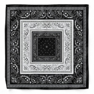 Black and White Alternating Bandana