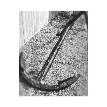 Black and White Anchor Canvas Print Black and White Anchor Canvas Print