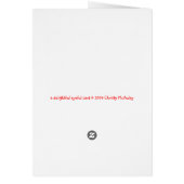 Black and White and Red All Over! Cards (Back)
