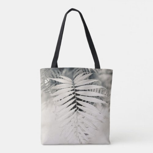 Black and White Areca Leaf Original Tote Bag
