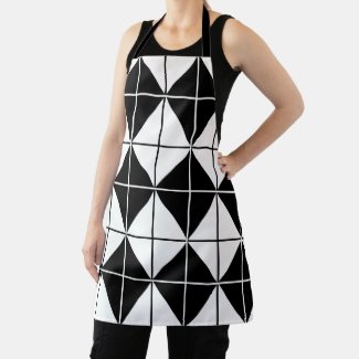 Black and White Argyle Pattern   