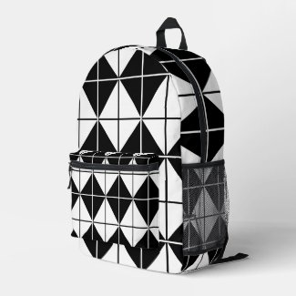 Black and White Argyle Pattern   