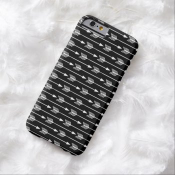 Black And White Arrows Pattern Barely There Iphone 6 Case by heartlockedcases at Zazzle