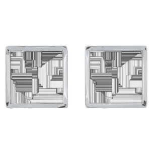 Black and White Art Deco Cufflinks