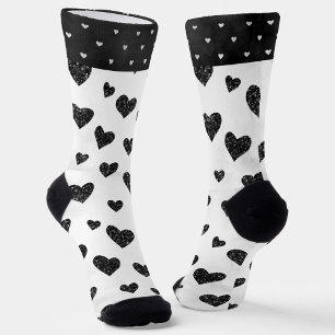 Black and White Art Deco Look Socks