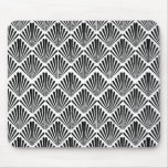 Black and white Art Deco seamless pattern Mouse Pad