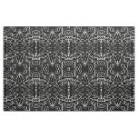 Black and White Artwork Design Pattern Fabric