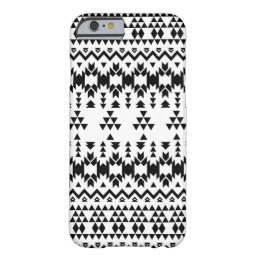 Black and White Aztec geometric vector pattern Barely There iPhone 6 Case