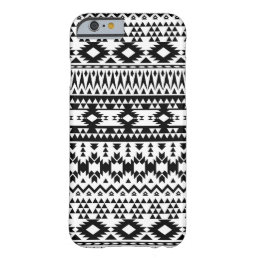 Black and White Aztec geometric vector pattern Barely There iPhone 6 Case