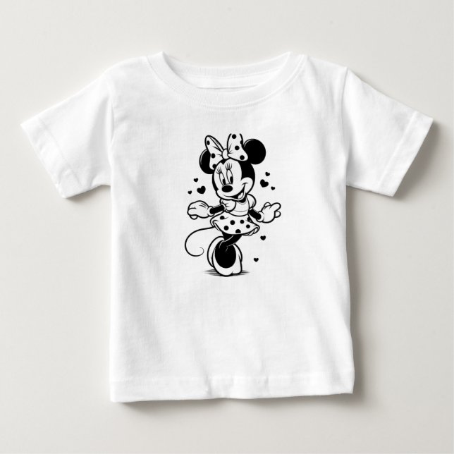 black and white baby T-Shirt (Front)