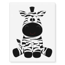 Black and White Baby Zebra Cute