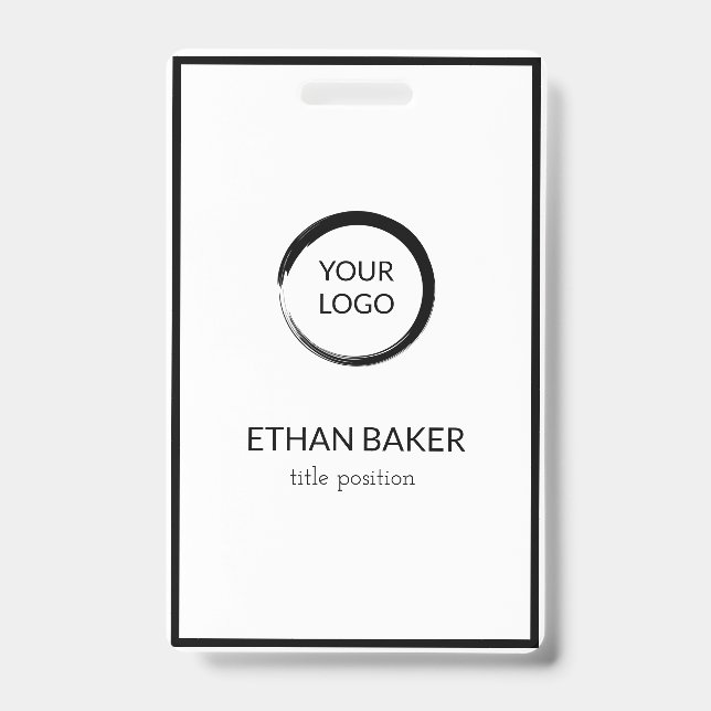 Black And White Badge (Front)