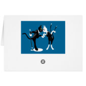 Black and white ball cards (Back Horizontal)