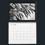 Black and White Bamboo Zen 2025 Calendar<br><div class="desc">A collection of monochrome pictures of bamboo in it's simplicity and beauty.
そのシンプルさと美しさで竹のモノクロ写真のコレクション</div>