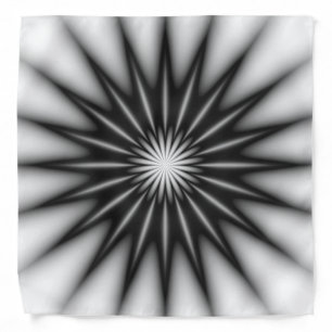 Black and White Bandana