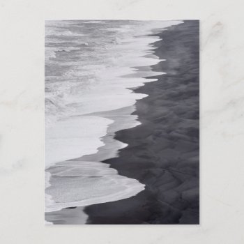 Black And White Beach Scenic Postcard by tothebeach at Zazzle