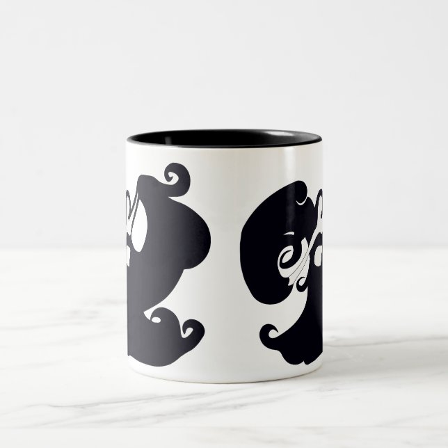 Black And White Belly Dancers Mug (Center)
