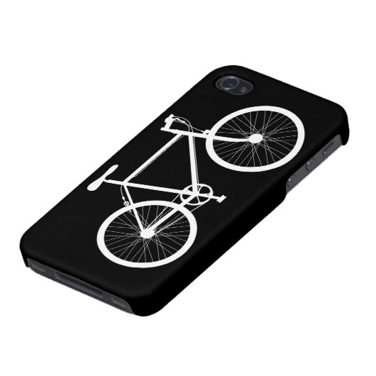 Black and White Bicycle iPhone Case (Bottom)