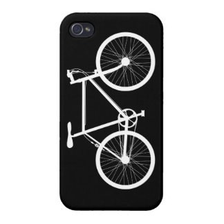 Black and White Bicycle Cover For iPhone 4