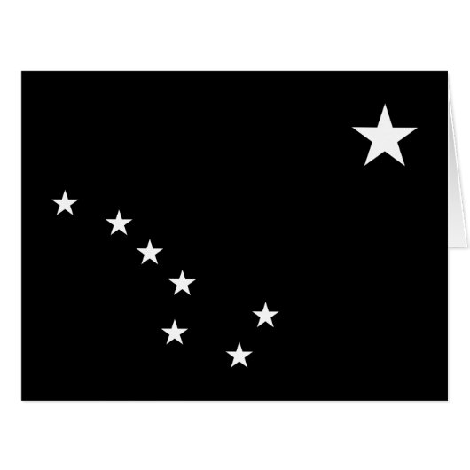 Black and White Big Dipper Cards (Front Horizontal)