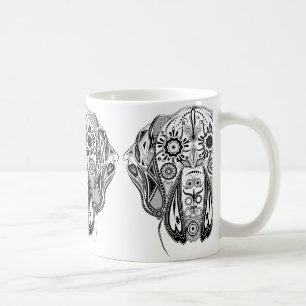 Black and White big dog Coffee Mug