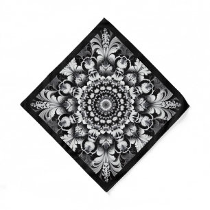 Black and White Bliss Bandana