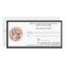 Black and white blush heart logo gift certificate