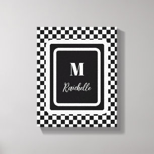 Black and White Bold Canvas Print