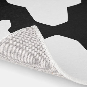 Black and white Bold Geometric Rug