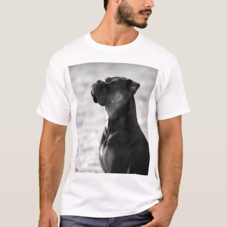 Black and White Boxer T-Shirt