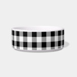 Black and White Buffalo Check Bowl<br><div class="desc">Black and white buffalo check pattern.</div>