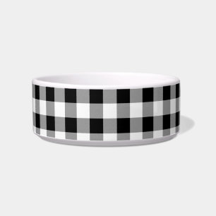Black and White Buffalo Check Bowl