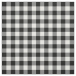 Black and White Buffalo Check Fabric
