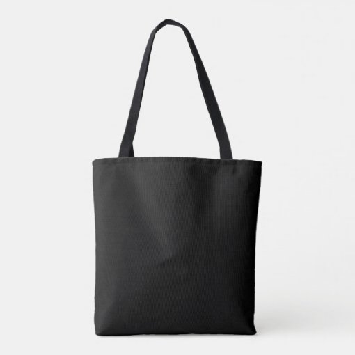 Black and White Buffalo Check Plaid Monogram Tote Bag | Zazzle