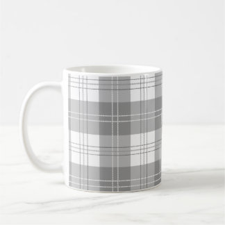 Black and White Buffalo Plaid Coffee Mug