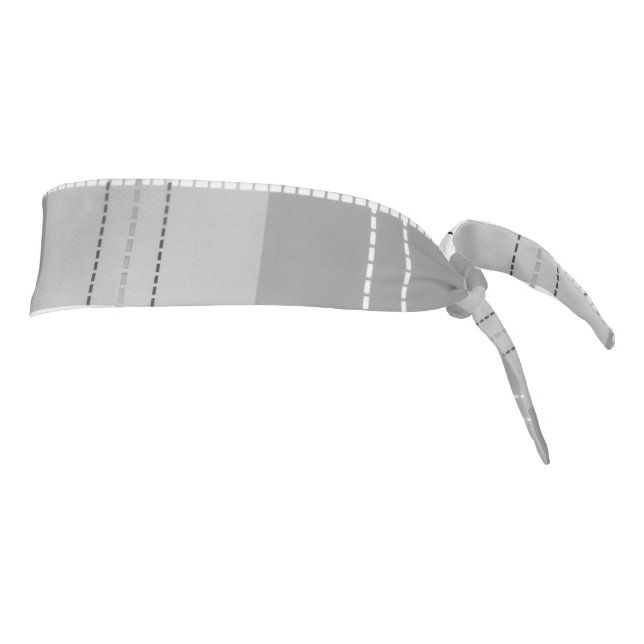 Black and White Buffalo Plaid Tie Headband (Rotate 90)