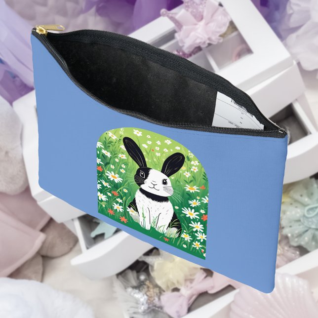 Black And White Bunny Accessory Pouch (Creator Uploaded)